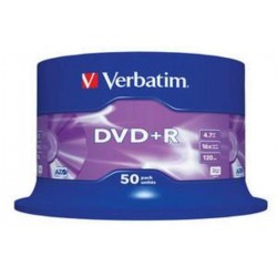 DVD+R Bobina - Verbatim VB-DPR47S3A, 50 unidades