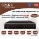 Receptor-Grabador TDT-T2 SPARK con Mando a distancia USB 2.0 HDMI DVB-T2 FULL HD