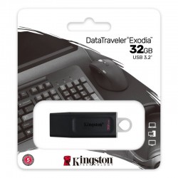PENDRIVE 32GB KINGSTON DATATRAVELER EXODIA USB 3.2