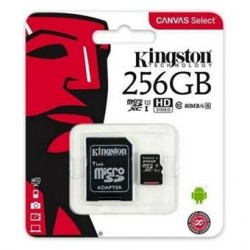 KINGSTON MICRO SD 256 GB CL10 SDCS2/256GB 1A