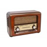 Radio Vintage Kooltech Hiphop Marron Marron Bluetooth - Radio