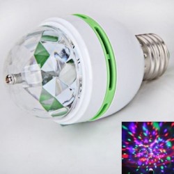 Nueva tecnología E27 3W RGB LED giratoria de la lámpara / luz de