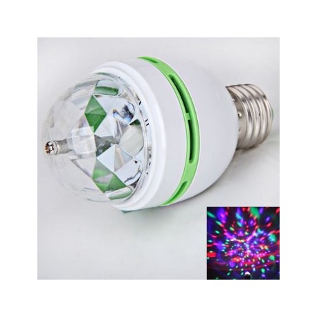Nueva tecnología E27 3W RGB LED giratoria de la lámpara / luz de