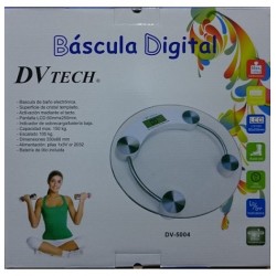 BASCULA DE BAÑO DIGITAL DVTECH dv-5004